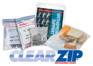 Poly Clear Zip, Ziplock Bags